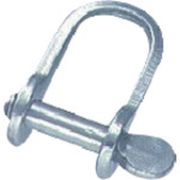 YS8 849-3246  ステンレス 板シャックル 長さ48mm内幅21mm