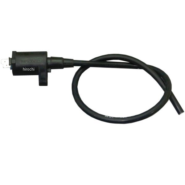 レーシングIGコイル スピードプロツインシリコンプラグコード付 キャップ無し スーパーカブ/リトルカブ 黒/黒