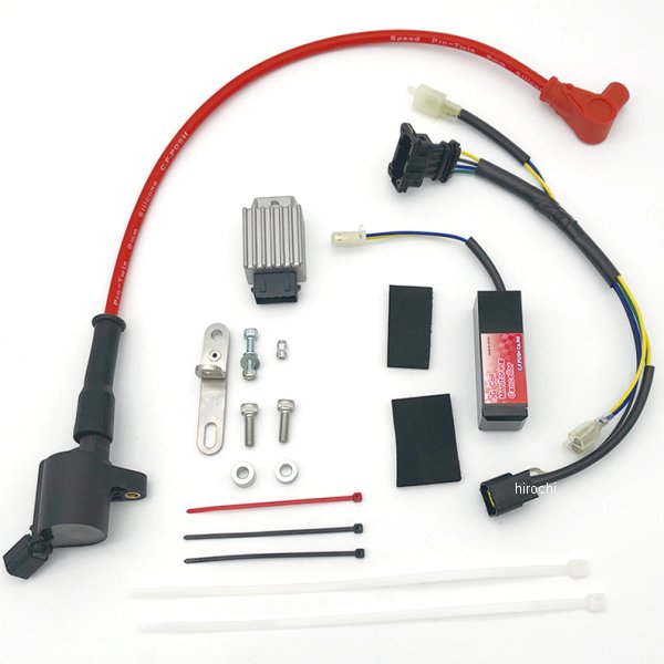 スーパーIGコイルキット S/プロツインプラグコード付 CT125ハンターカブ JA55-100 赤