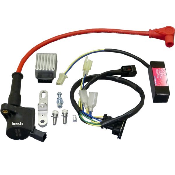 SUPER IG COILKit　S/プロツインプラグコード赤/赤 クロスカブ 50/110