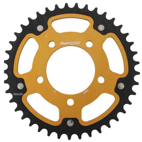 SUPERSPROX リアスプロケット ステルス 520-41T ゴールド