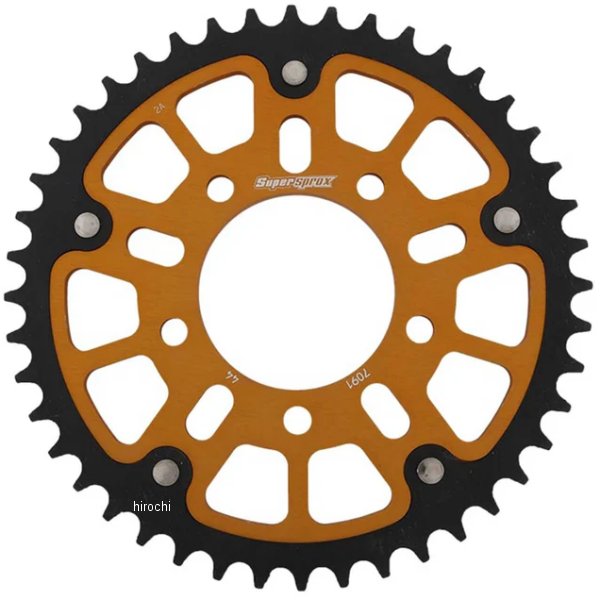 SUPERSPROX リアスプロケット ステルス 520-44T ゴールド
