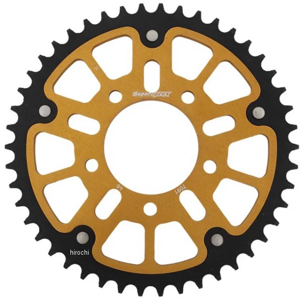 SUPERSPROX リアスプロケット ステルス 520-46T ゴールド