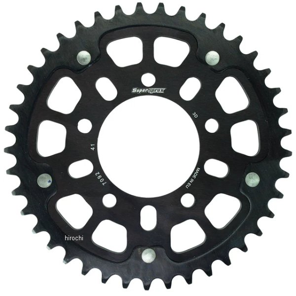 SUPERSPROX リアスプロケット ステルス 525-41T 黒