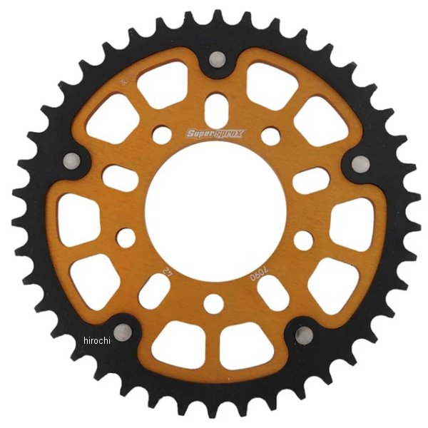 SUPERSPROX リアスプロケット ステルス 530-42T ゴールド