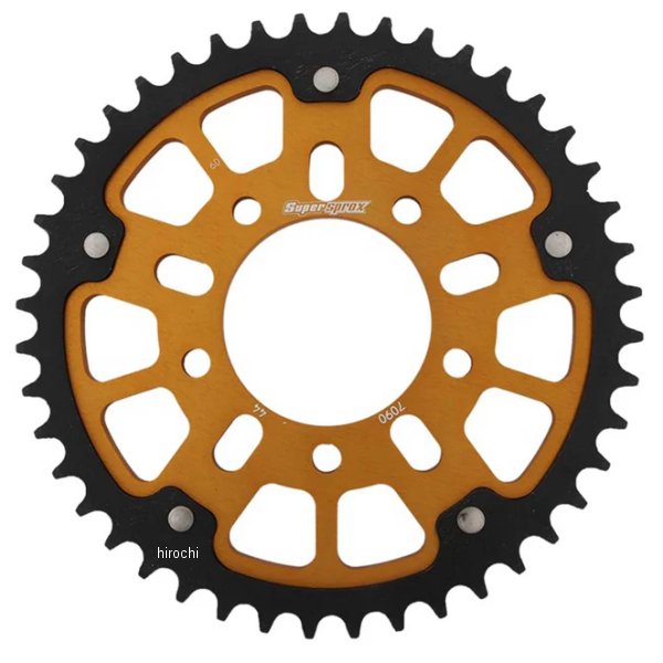 SUPERSPROX リアスプロケット ステルス 530-44T ゴールド