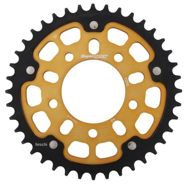SUPERSPROX リアスプロケット ステルス 530-40T ゴールド