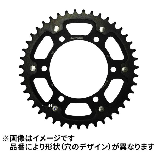 SUPERSPROX リアスプロケット ステルス 525-42T 黒