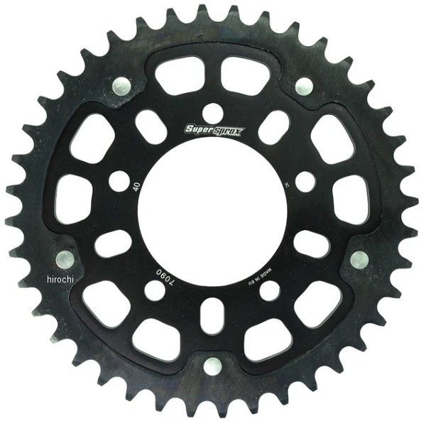 SUPERSPROX リアスプロケット ステルス 530-40T 黒