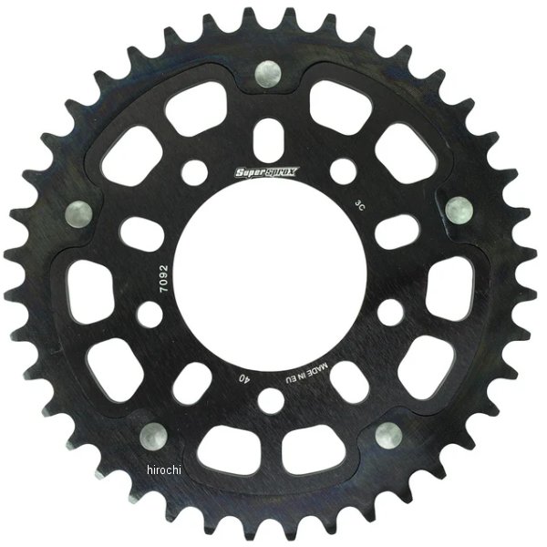 SUPERSPROX リアスプロケット ステルス 525-40T 黒