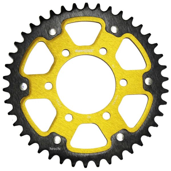 SUPERSPROX リアスプロケット ステルス 520-42T ゴールド