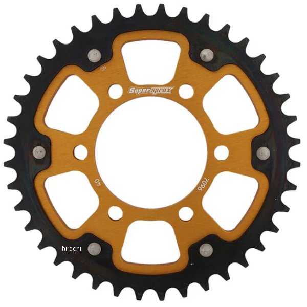 SUPERSPROX リアスプロケット ステルス 530-40T ゴールド