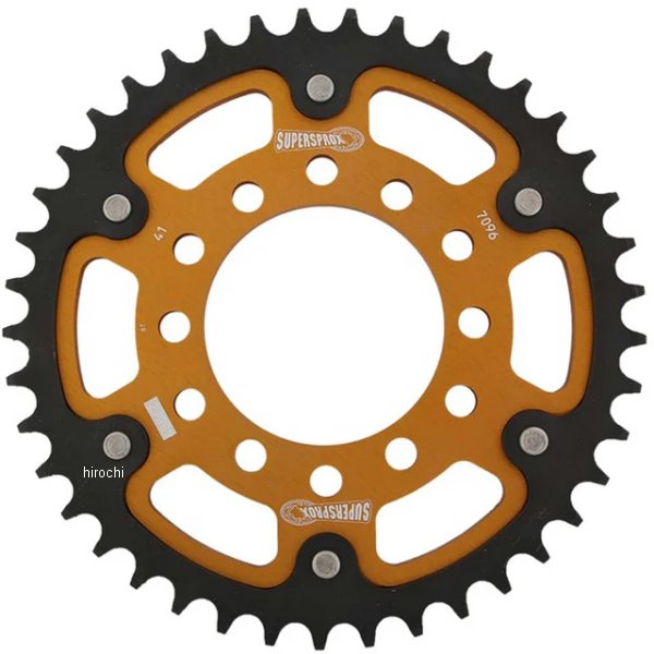 SUPERSPROX リアスプロケット ステルス 530-41T ゴールド