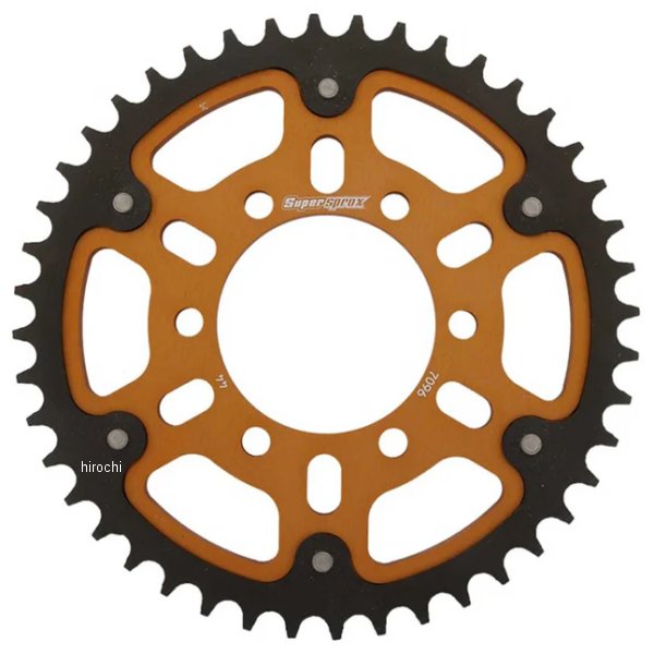 SUPERSPROX リアスプロケット ステルス 530-44T ゴールド