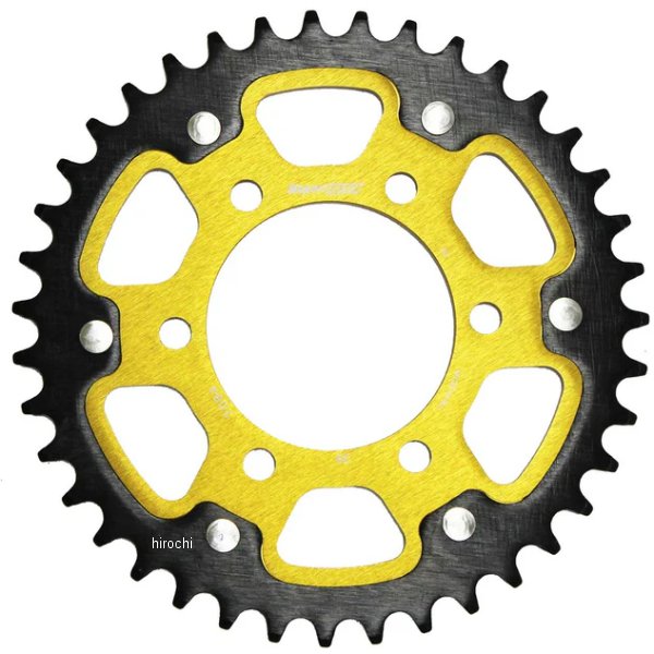 SUPERSPROX リアスプロケット ステルス 520-39T ゴールド