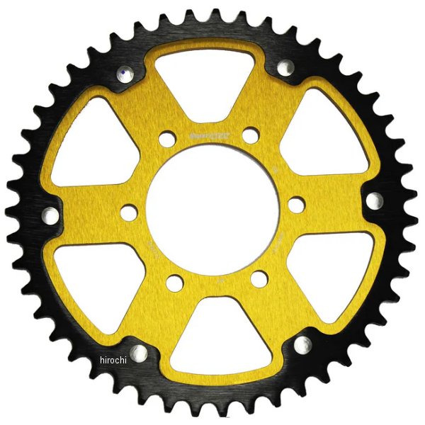SUPERSPROX リアスプロケット ステルス 520-38T ゴールド