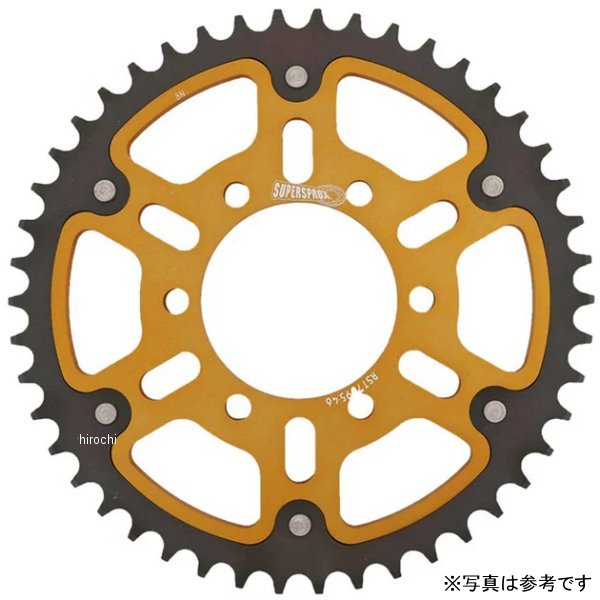 SUPERSPROX リアスプロケット ステルス 525-40T ゴールド