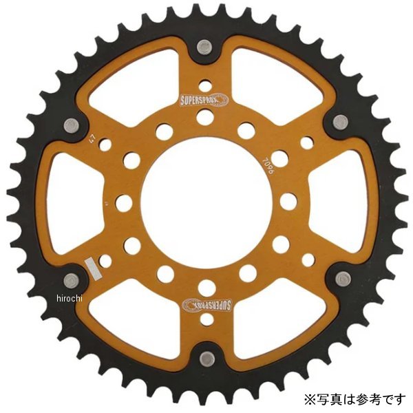 SUPERSPROX リアスプロケット ステルス 530-39T ゴールド