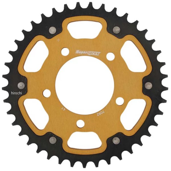 SUPERSPROX リアスプロケット ステルス 525-41T ゴールド