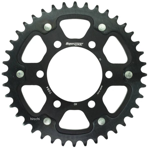 SUPERSPROX リアスプロケット ステルス 520-40T 黒