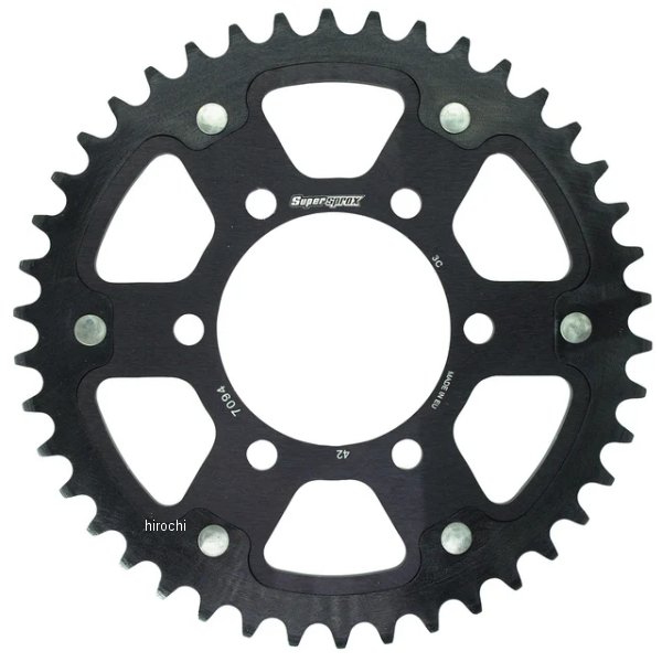 SUPERSPROX リアスプロケット ステルス 520-42T 黒