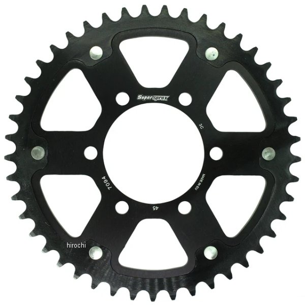 SUPERSPROX リアスプロケット ステルス 520-45T 黒
