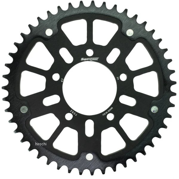 SUPERSPROX リアスプロケット ステルス 525-47T 黒