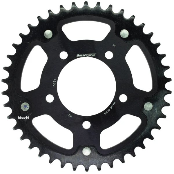 SUPERSPROX リアスプロケット ステルス 520-42T 黒