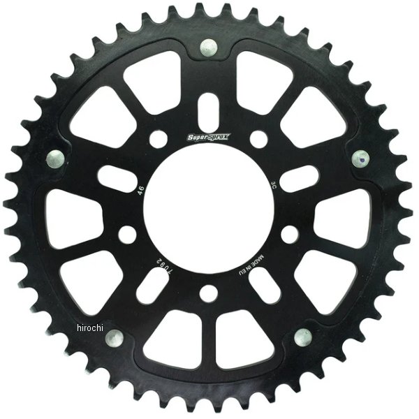 SUPERSPROX リアスプロケット ステルス 525-46T 黒