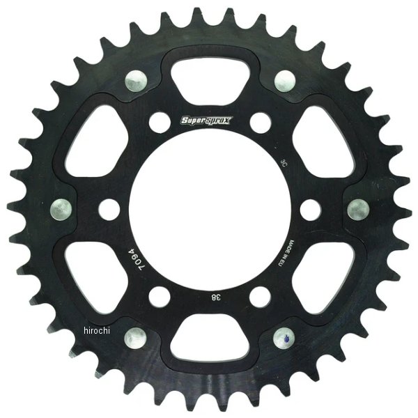 SUPERSPROX リアスプロケット ステルス 520-38T 黒