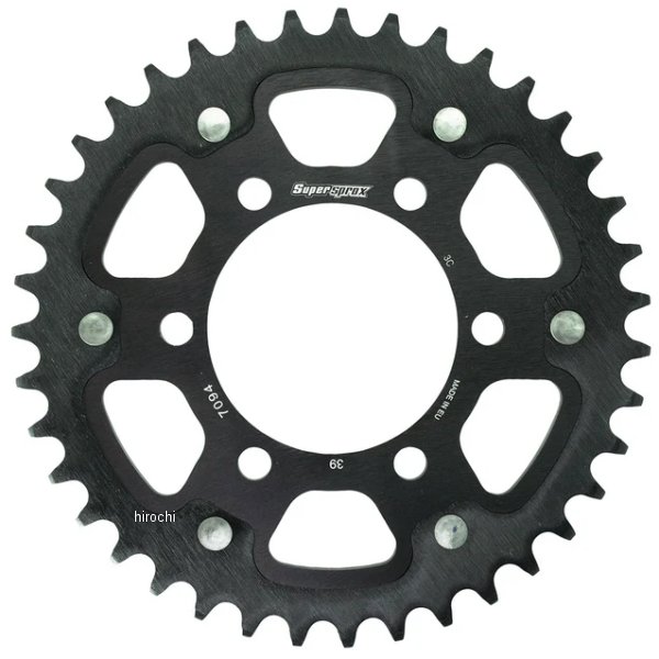 SUPERSPROX リアスプロケット ステルス 520-39T 黒