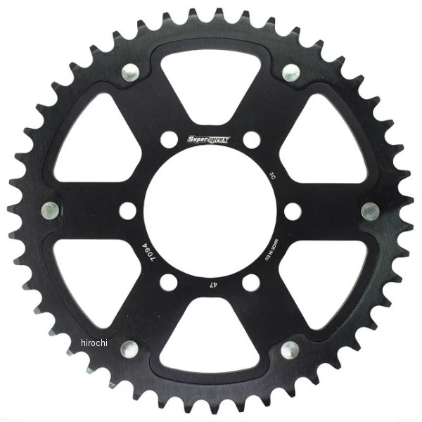 SUPERSPROX リアスプロケット ステルス 520-47T 黒