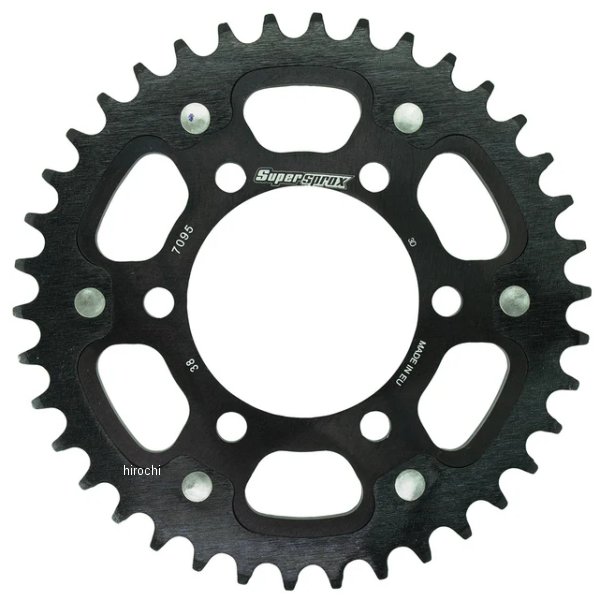 SUPERSPROX リアスプロケット ステルス 525-38T 黒