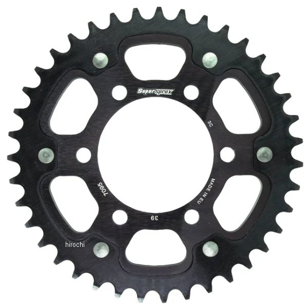 SUPERSPROX リアスプロケット ステルス 525-39T 黒