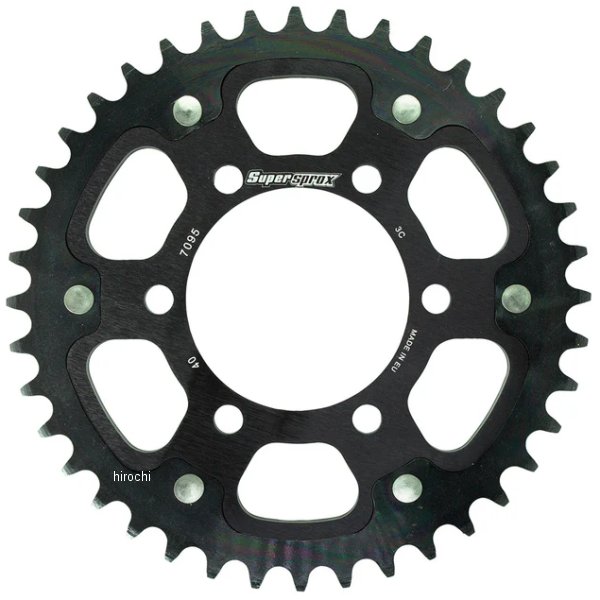 SUPERSPROX リアスプロケット ステルス 525-40T 黒