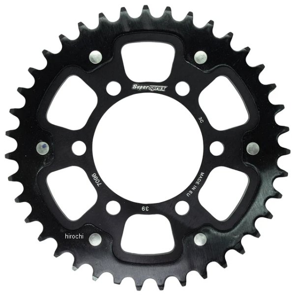 SUPERSPROX リアスプロケット ステルス 530-39T 黒