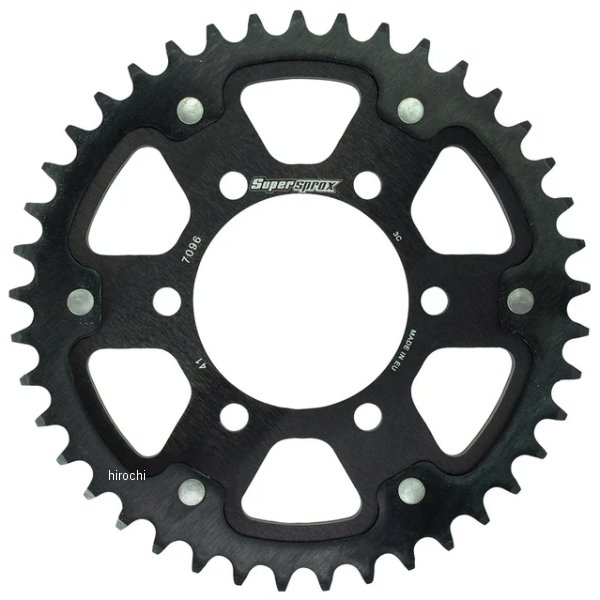 SUPERSPROX リアスプロケット ステルス 530-41T 黒