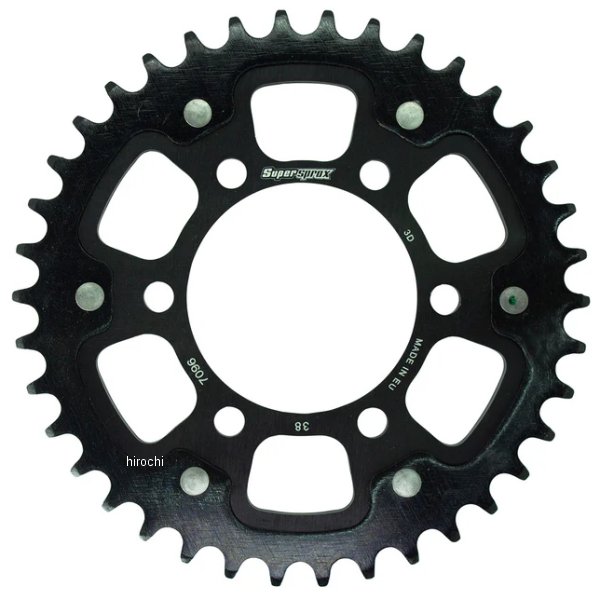 SUPERSPROX リアスプロケット ステルス 530-47T 黒