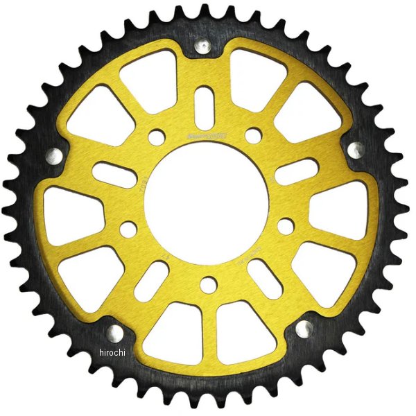 SUPERSPROX リアスプロケット ステルス 520-47T ゴールド