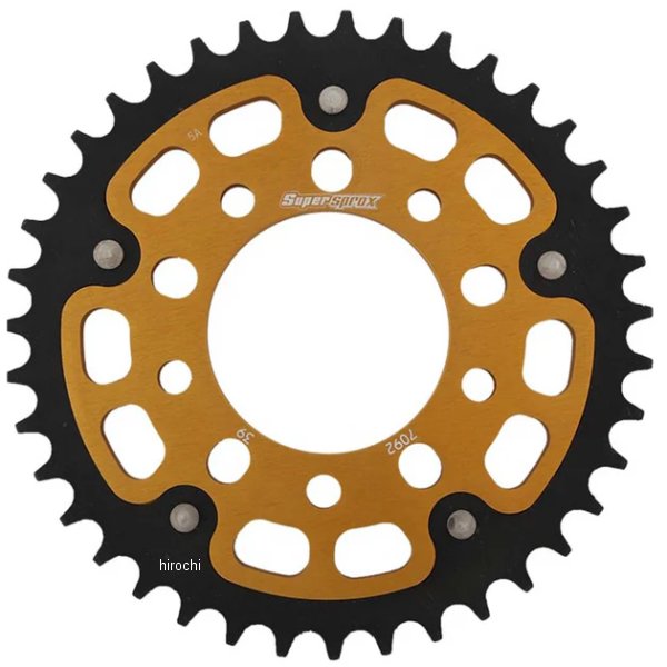 SUPERSPROX リアスプロケット ステルス 525-39T ゴールド