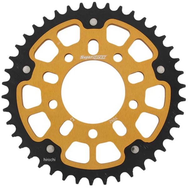 SUPERSPROX リアスプロケット ステルス 525-42T ゴールド