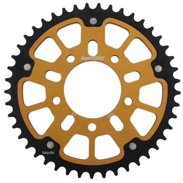 SUPERSPROX リアスプロケット ステルス 525-45T ゴールド