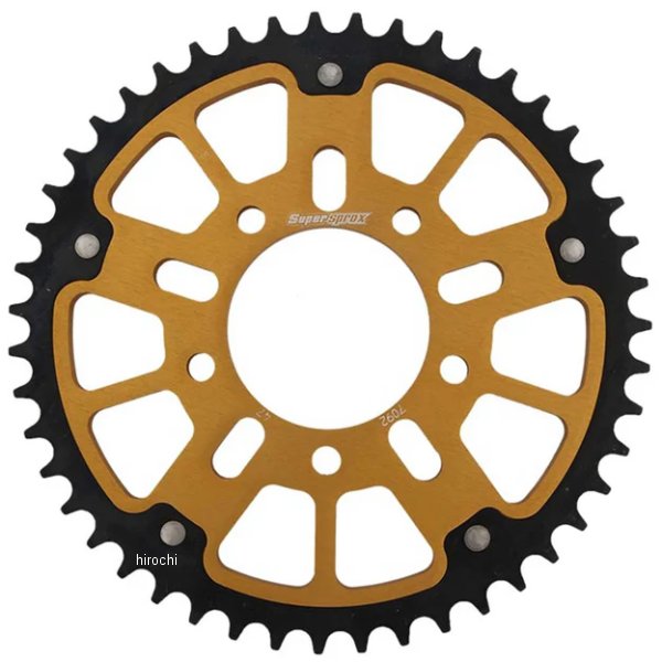 SUPERSPROX リアスプロケット ステルス 525-47T ゴールド