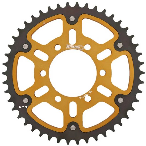SUPERSPROX リアスプロケット ステルス 525-46T ゴールド