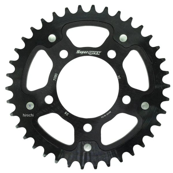 SUPERSPROX リアスプロケット ステルス 530-38T 黒