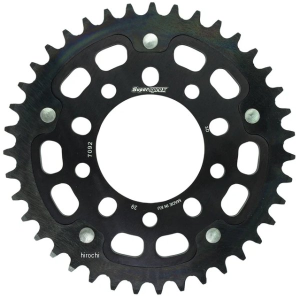 SUPERSPROX リアスプロケット ステルス 525-39T 黒