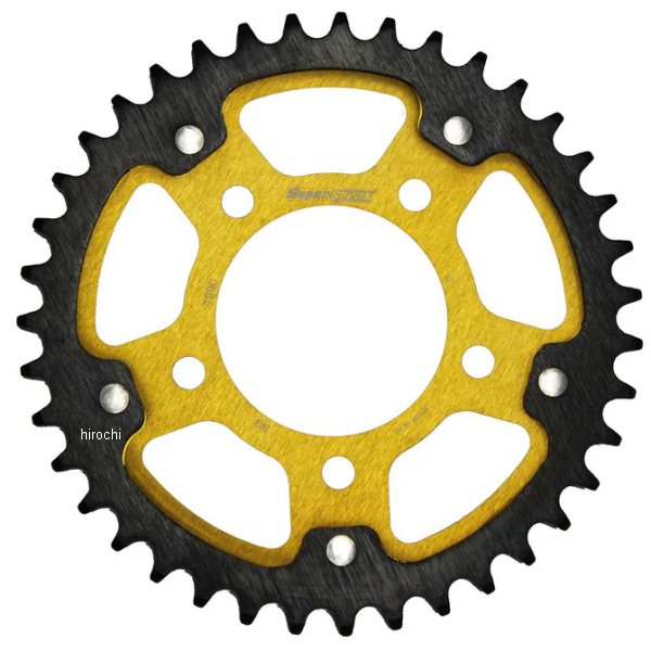 SUPERSPROX リアスプロケット ステルス 530-39T ゴールド