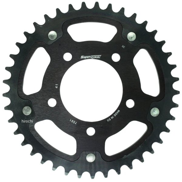 SUPERSPROX リアスプロケット ステルス 520-41T 黒