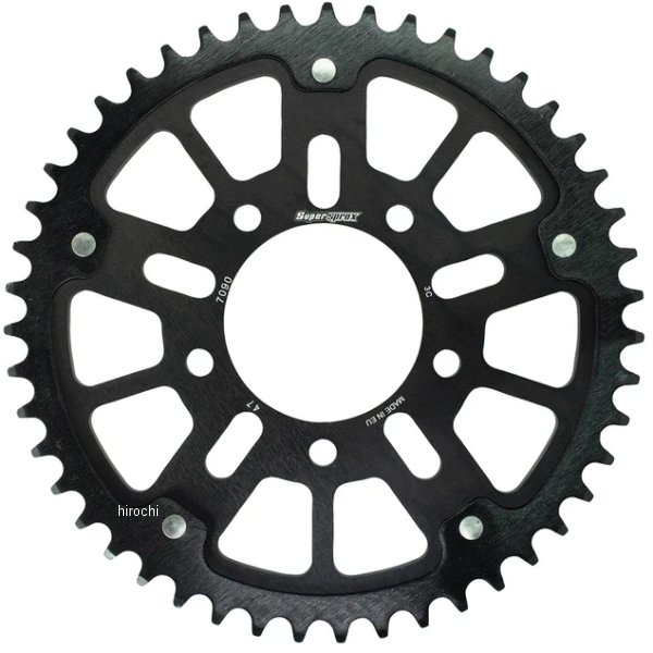 SUPERSPROX リアスプロケット ステルス 530-47T 黒