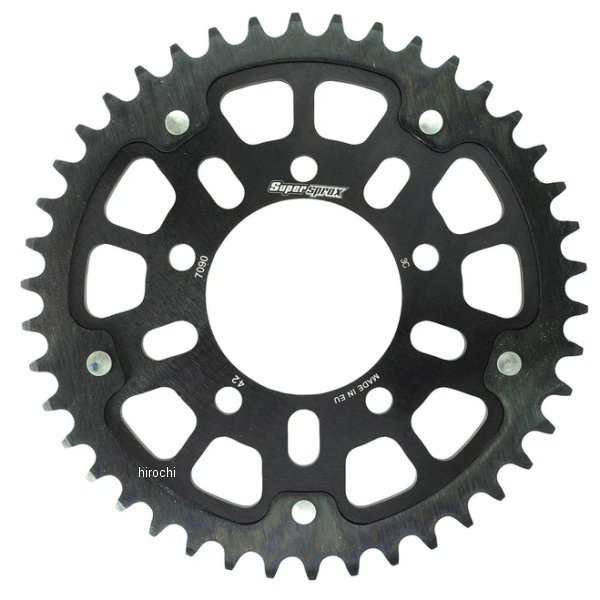 SUPERSPROX リアスプロケット ステルス 530-42T 黒